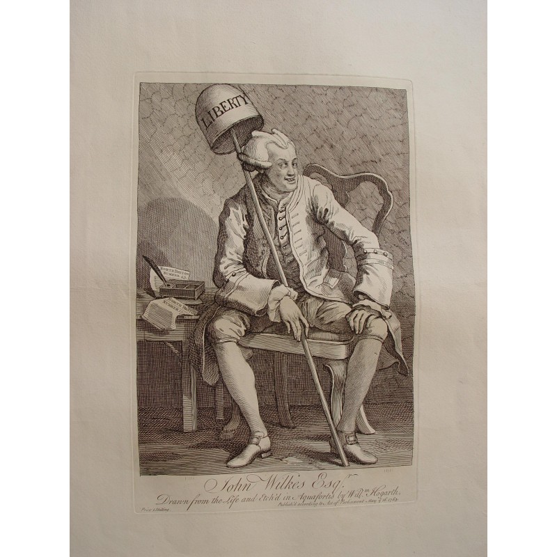 John Wilkes Esq. Inciso da William Hogarth nel 1763