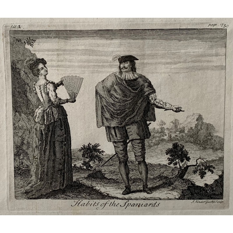 Typical clothing of Spain in the 18th century