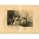 Goya etching. Get them well, and on to the next. Plate 20 from Disasters of War etching series, 1937 edition.