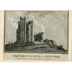 Angleterre. Château d'Oxford dans le Suffolk, 1786