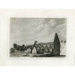 England. Coverham Abbey, Yorkshire, gestochen von Godfrey und veröffentlicht 1785 von S. Hooper