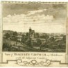 1784 St Mary’s Church and Tower in Middlesex - Antique engraving