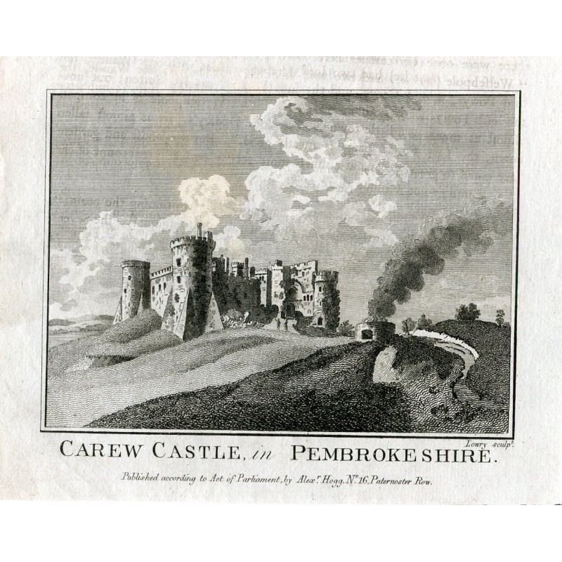 Château de Carew dans le Pembrokeshire, au Pays de Galles