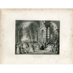 1832 Le Bal champêtre, d'après WH Worthington