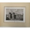 Poblet Monastery - Alexandre Laborde - Antique print 1810