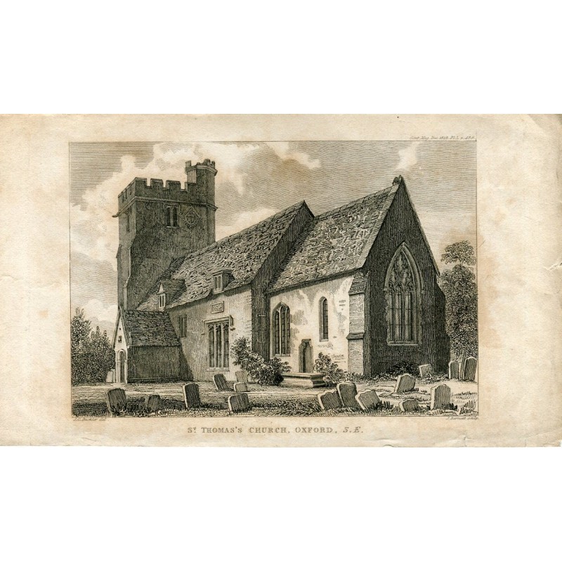 Oxford. Église Saint-Thomas d'Oxford. Enregistré par J. Barnett.