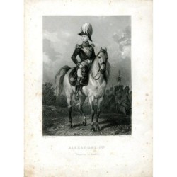 Alexandre, 1. Stich von Waltener, gemalt von Eugenio Lami.