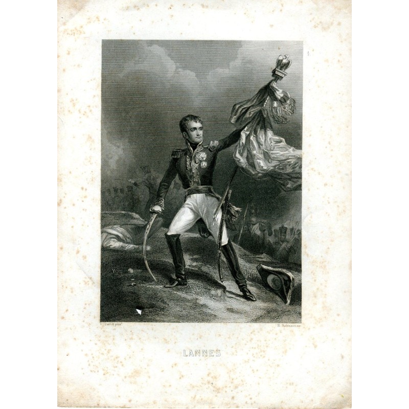 Lannes engraving by H. Robinson after a work by Louis David.