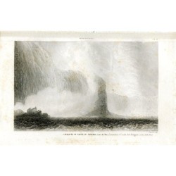 Katarakt oder Chute du Niagara (aus Bac), gestochen von Schroeder