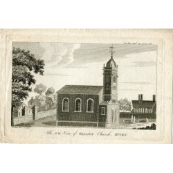 The NW view of Willien Church Bucks engraved by WP in 1792