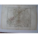 Mapa antiguo del norte de Rusia. Roberto de Vaugondy (1794)