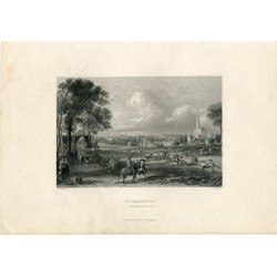 Kilmarnock incisa da W. Richardson dopo il lavoro di DG Hill nel 1840