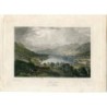 Écosse. Perthshire. Loch Earn, gravé par Joseph Swan, 1830.