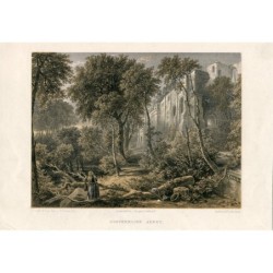 Scotland. Dunfermline, lithograph by T. Picken from a work by D.O. Hill