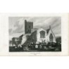 England. Bucks. Wooburn Church near Marlow engraved by Hawksworth