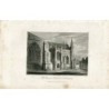S.E.End Hereford Cathedral grabado publicado en 1815