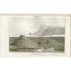Irlande. Chaussés des Géants gravés par Schroeder