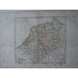 «Partie de lÈmpire Francais Royaume de Hollande Westphalie par Robert de Vaugondy-Delamarché 1800.