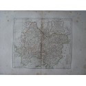 Antique map of Baviera and Austria. Robert de Vaugondy (1794)