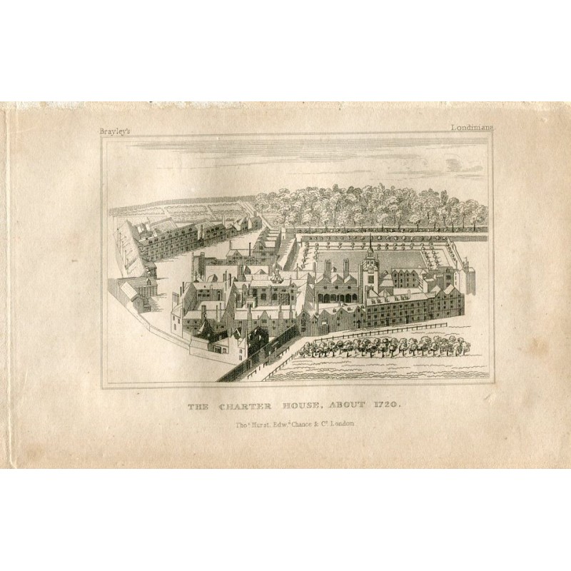 Das Charter House um 1720. Herausgegeben von Thomas Hurst