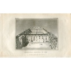 Hôpital Bridewell en 1720. Édité par Thomas Hurst