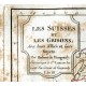 «Les Suisses et les Grisons» par Robert de Vaugondy-Delamarché 1800