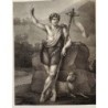 St. John the Baptist in the Desert - Antique print