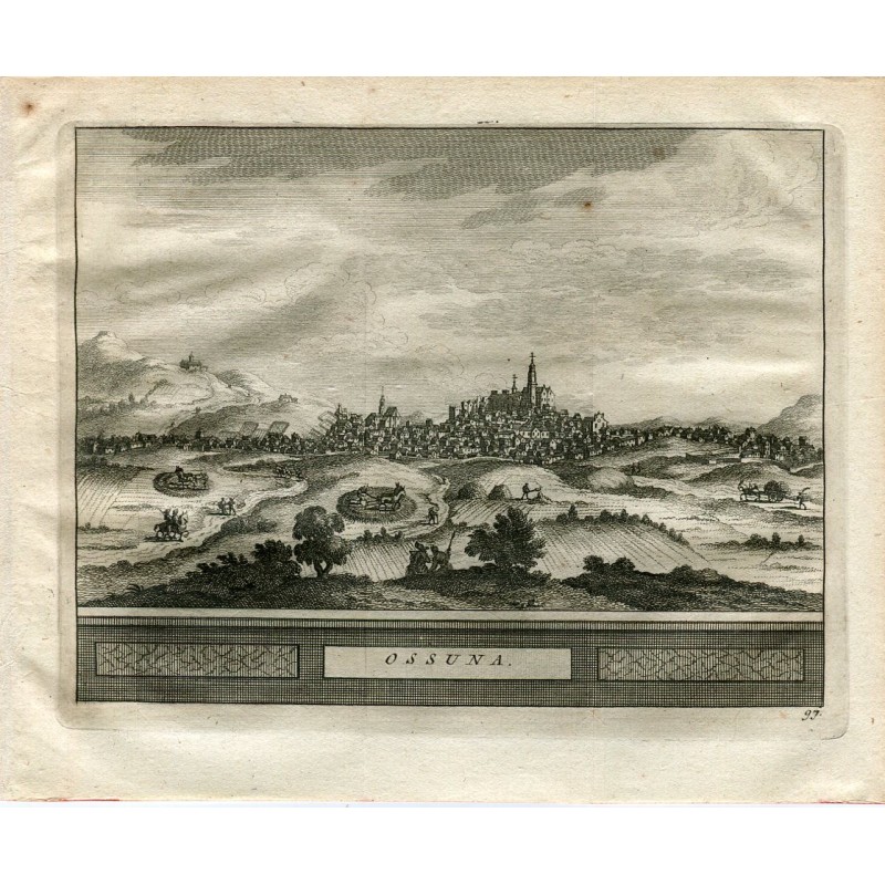 Seville. Osuna. Engraving by Pieter van der Aa, 1715