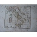 Antique map of Italy. Robert de Vaugondy (1794)
