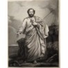 Andrew, the Apostle - Antique engraving