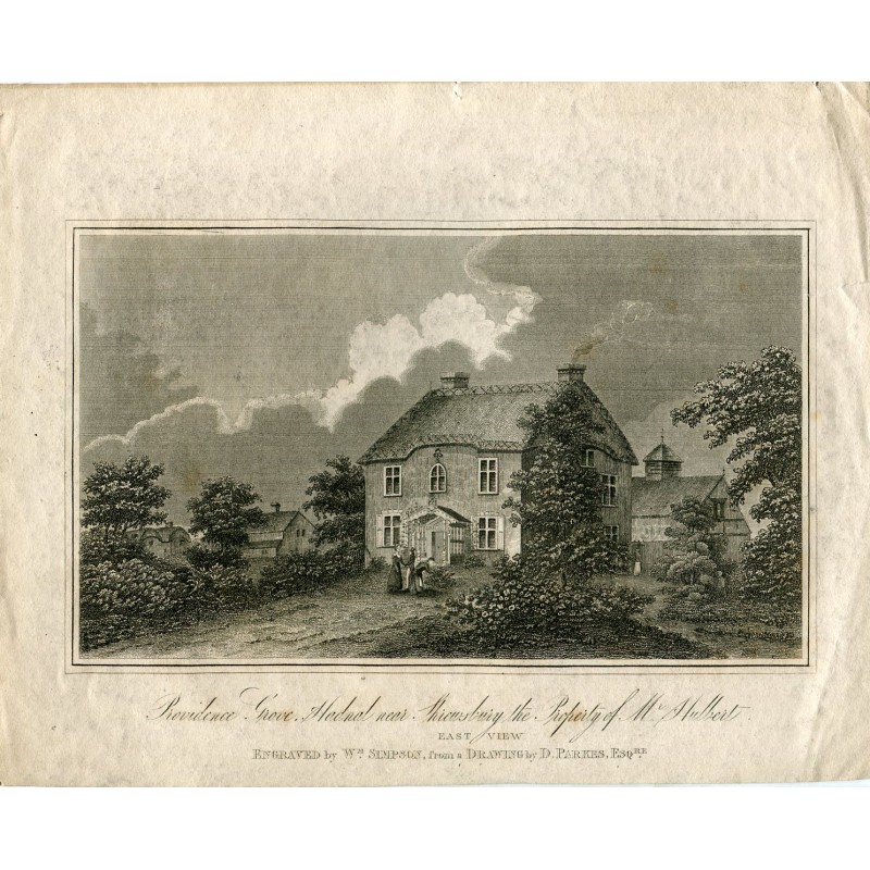 Providence Grove Hadnal près de Niewsbuigthenproperty M. Hubert Gravure
