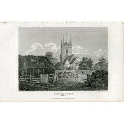 Haylsham Church in Sussex engraved by Hay from a drawing by J.P. Neale