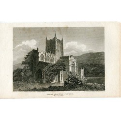 Chiesa di Great Malver incisa da J. Smith da un disegno di G. Shepherd