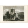 Église de Great Malver gravée par J. Smith d'après un dessin de G. Shepherd
