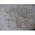 Ancienne carte de l'Afrique. Robert de Vaugondy (1794)