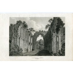 Abbazia di Lilleshall nello Shropshire, incisione di Matthews da un disegno di W. Carter