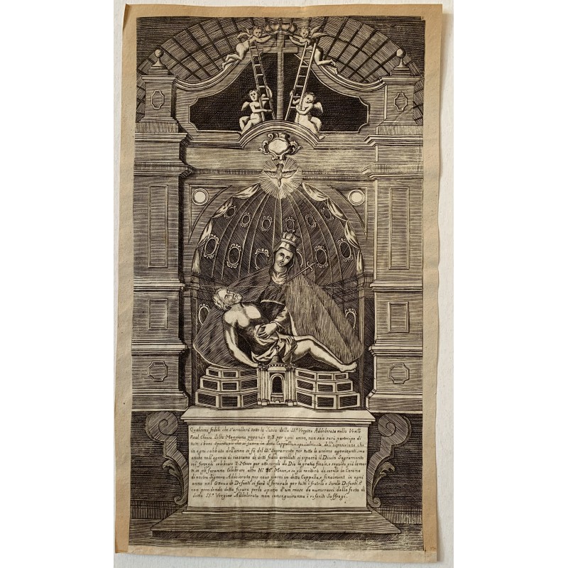 Marie reçoit le corps mort de Jésus dans ses bras - probablement XVIIIe siècle