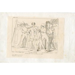 Incisione del 1861 di Joaquin Pi y Margall basata su un disegno di Flaxman per l'Iliade.