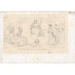 Engraving in 1861 by Joaquin Pi y Margall based on a drawing by Flaxman for the Iliad.