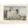 La tour Blanche a la Tour of London engraving by Lemaitre