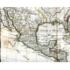 Antique map of Mexico and America Central. Robert de Vaugondy (1794)