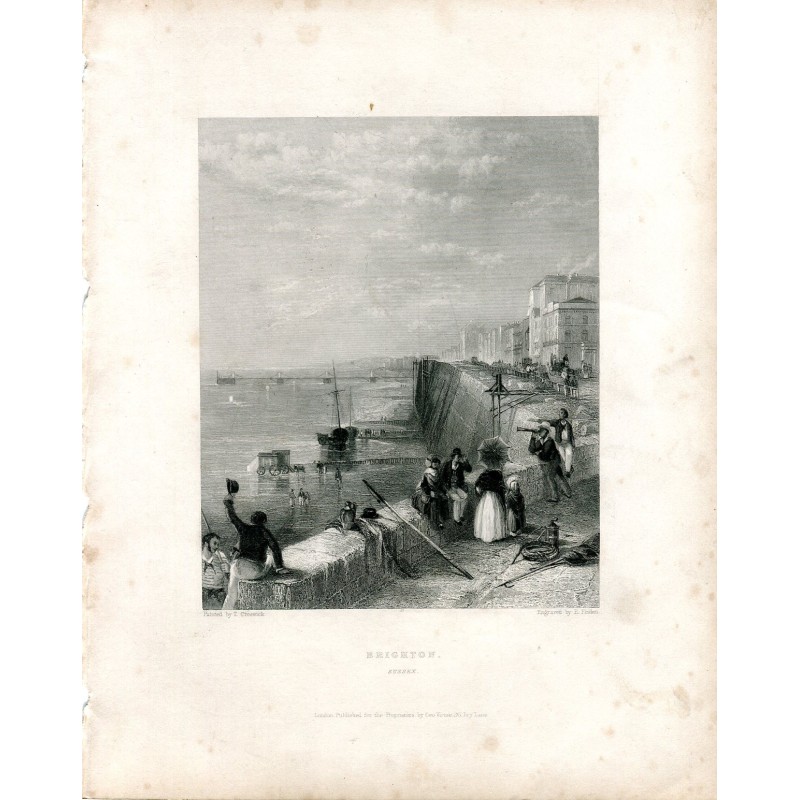 Brighton incisa da E. Finden da un disegno di T. Creswick