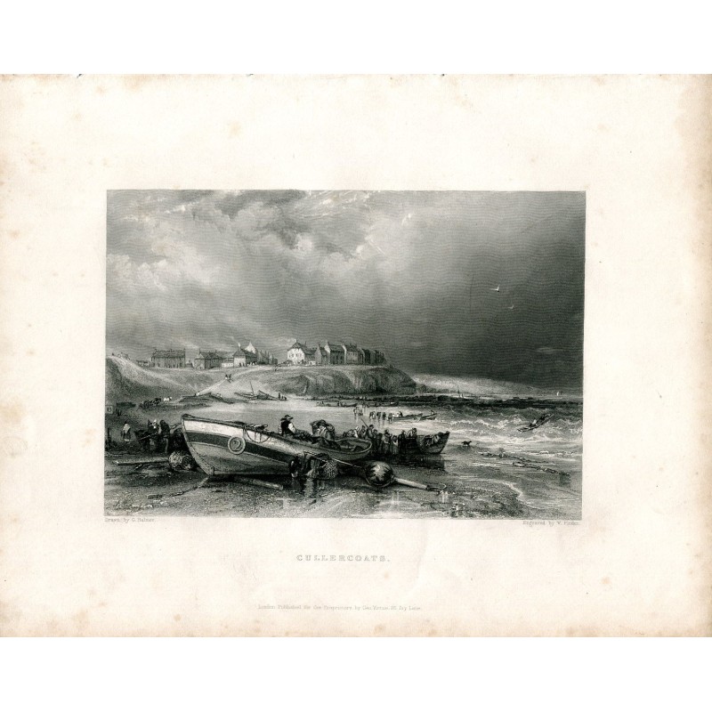 Cullercoats incisi da E. Finden da un disegno di G. Balmer