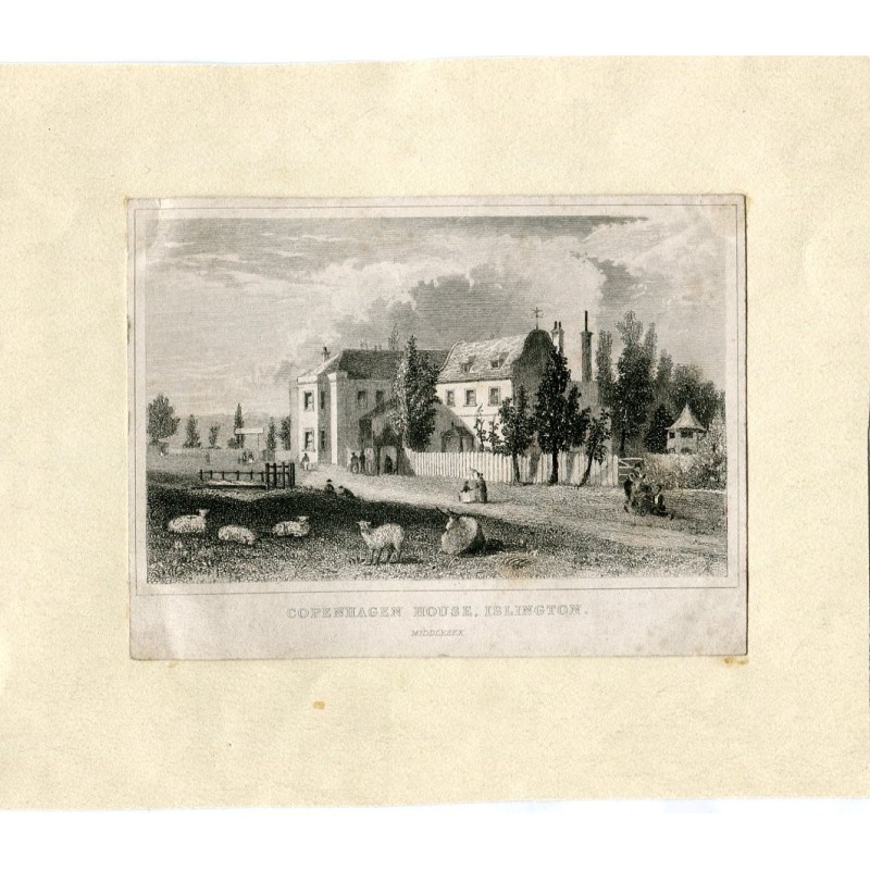 Copenhagen House Islington, Middlesex engraving 1845