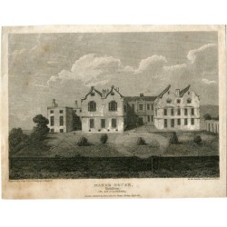 Manor House Yorkshire engraved by J. Greig from a drawing by G. Shepperd published in 1812