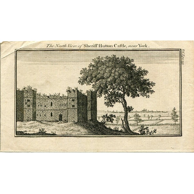 Nordansicht von Sheriff Hutton Castle in der Nähe von York