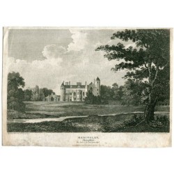 Madingley engraved by White. Drawn by Burton.