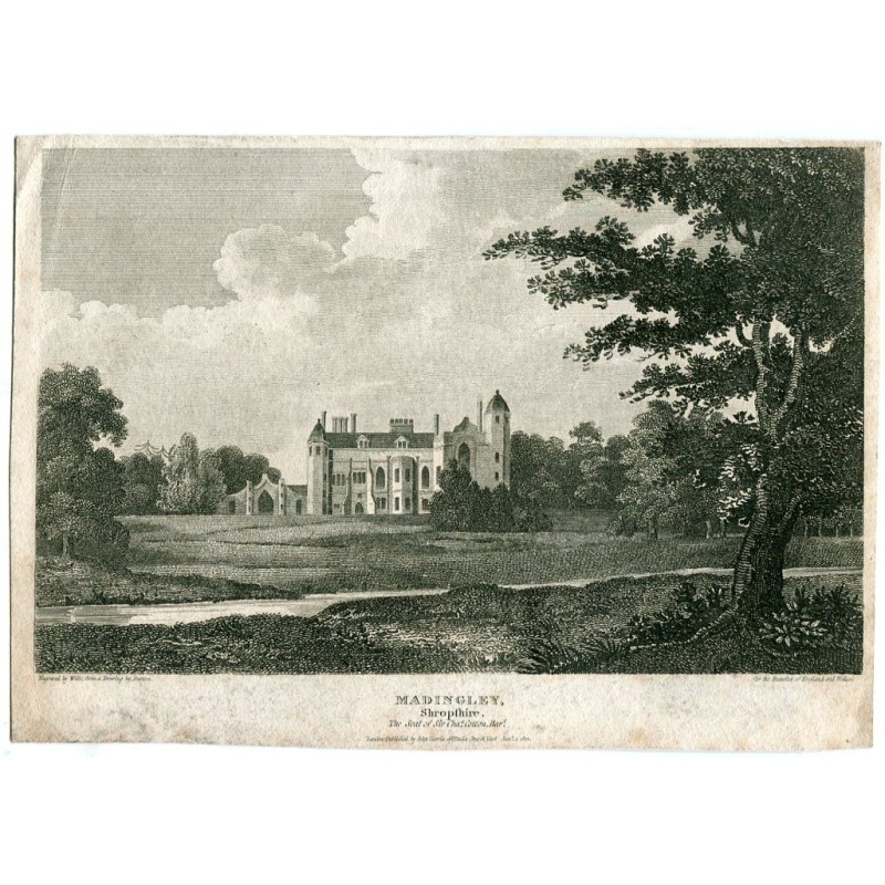 Madingley gravé par White. Dessiné par Burton.