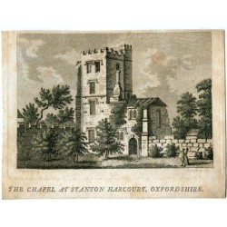 The Chapel at Stanton Harcourt, Oxfordshire engraved by Geofrey