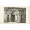 Portale occidentale della Cattedrale di Rochester, inciso da R. Roffe da un disegno di F. Mackenzie